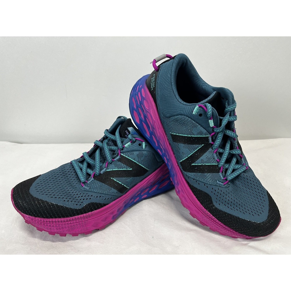 New Balance Fresh Foam More Trail v1 Jet stream/Poison-berry Sz 7.5 B Shoes